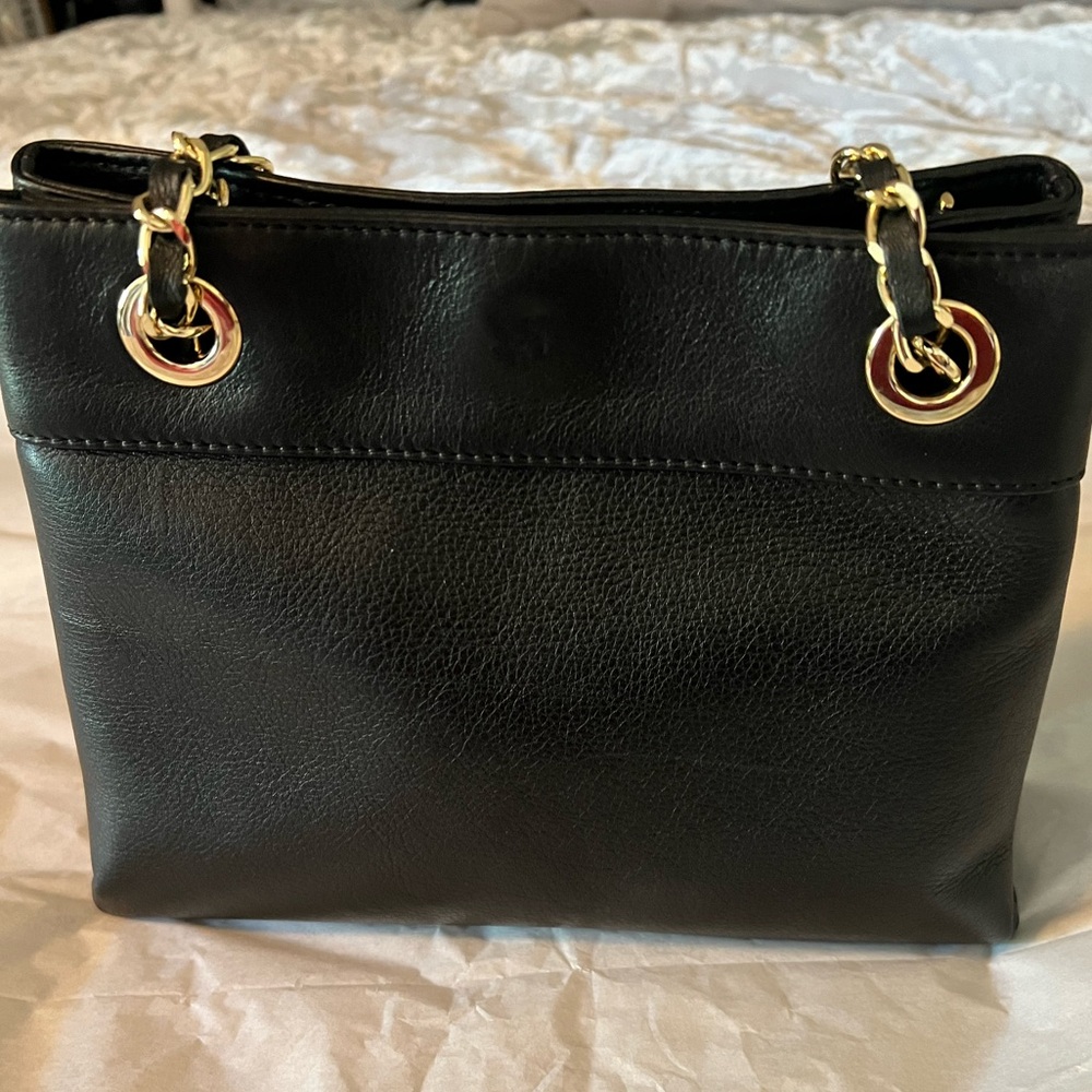 NWT VALENTINO BY MARIO VALENTINO LEATHER  RITA SIGNATURE BLACK SHOULDER BAG - Picture 9 of 15